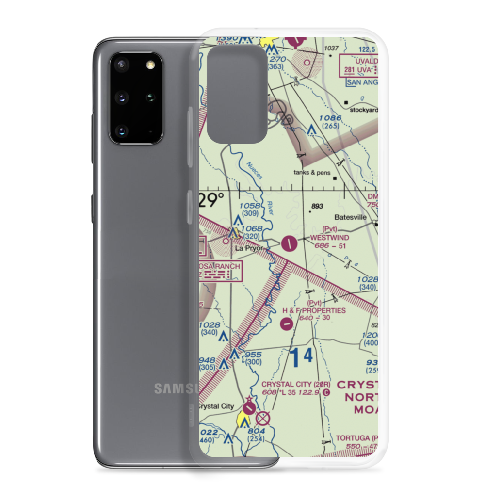 Westwind Ranch Airport (TE83) VFR Sectional Samsung Case Samsung Galaxy S20 Plus model shown