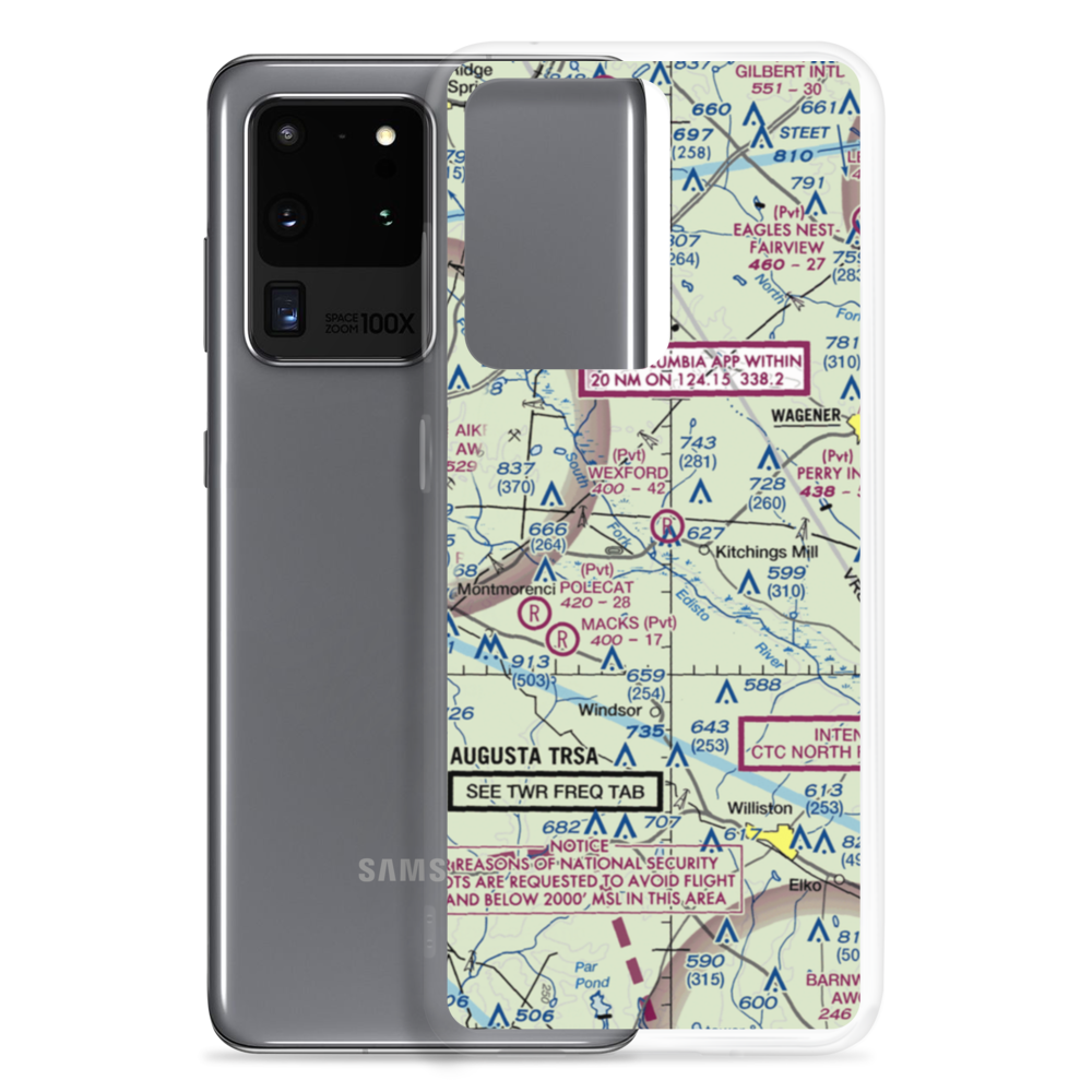 Wexford Landing Airport (4SC7) VFR Sectional Samsung Case Samsung Galaxy S20 Ultra model shown