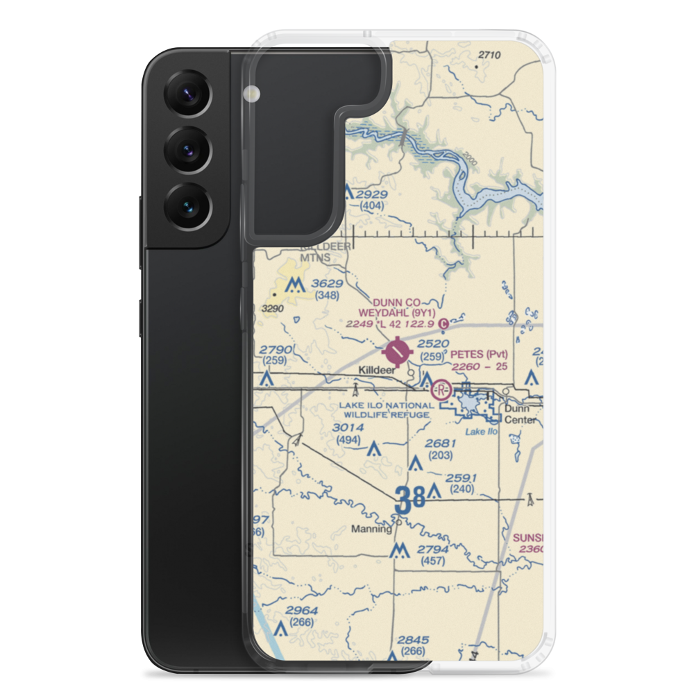 Weydahl Field (9Y1) VFR Sectional Samsung Case Samsung Galaxy S22 Plus model shown