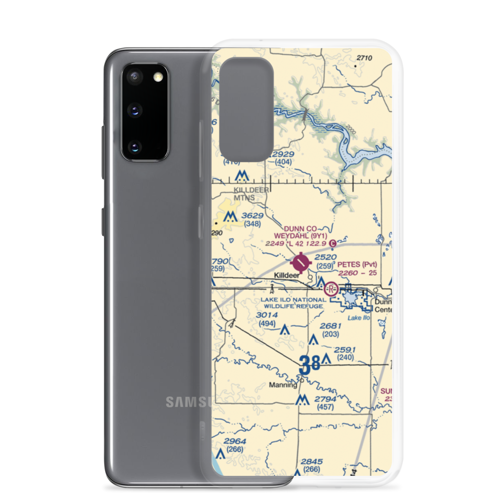 Weydahl Field (9Y1) VFR Sectional Samsung Case Samsung Galaxy S20 model shown