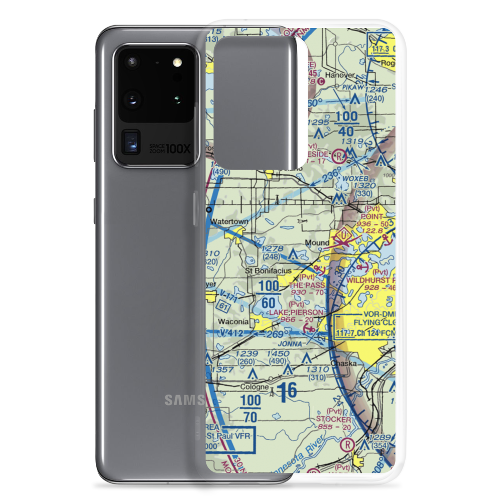 Whaletail Lake Seaplane Base (95MN) VFR Sectional Samsung Case Samsung Galaxy S20 Ultra model shown