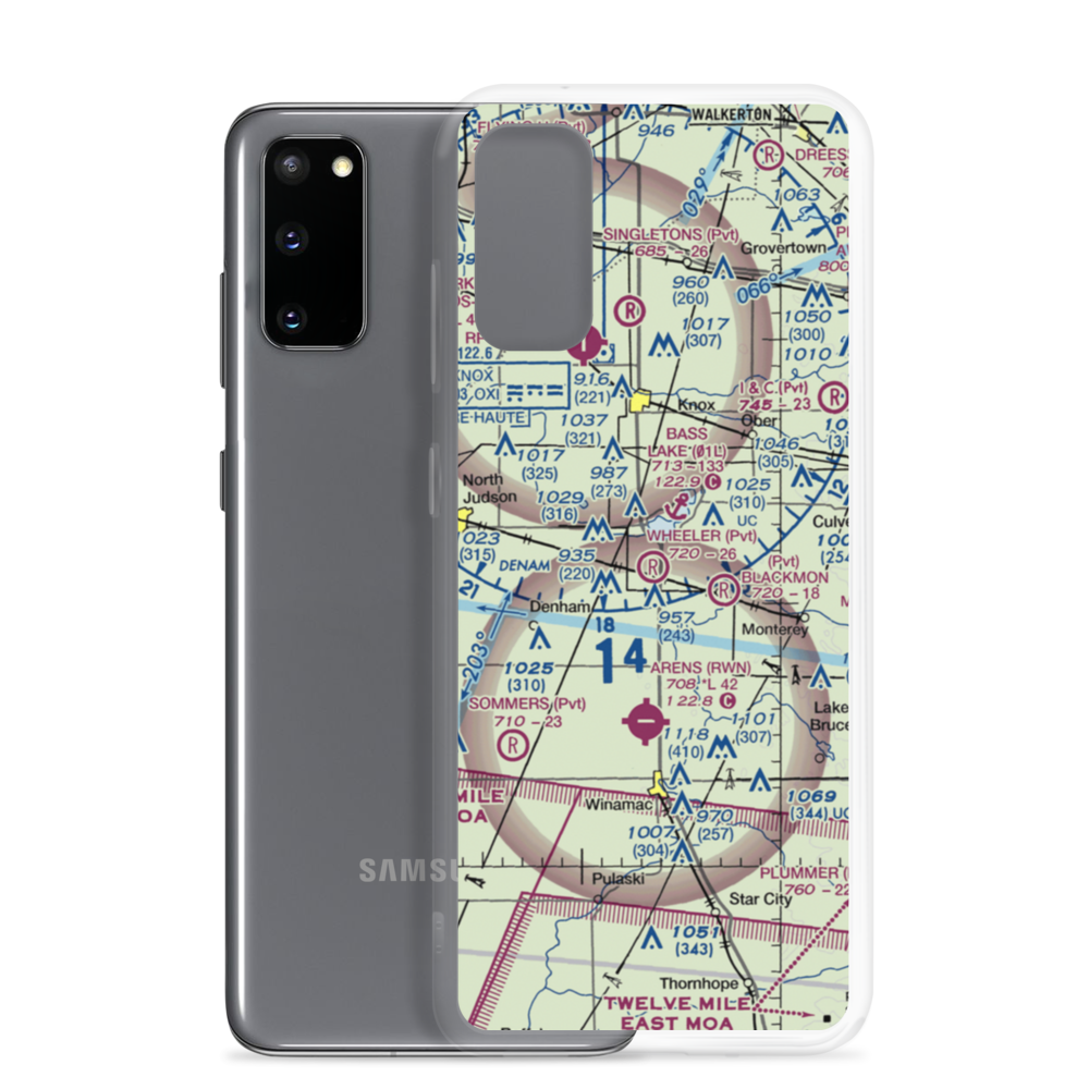 Wheeler Airport (IG05) VFR Sectional Samsung Case Samsung Galaxy S20 model shown