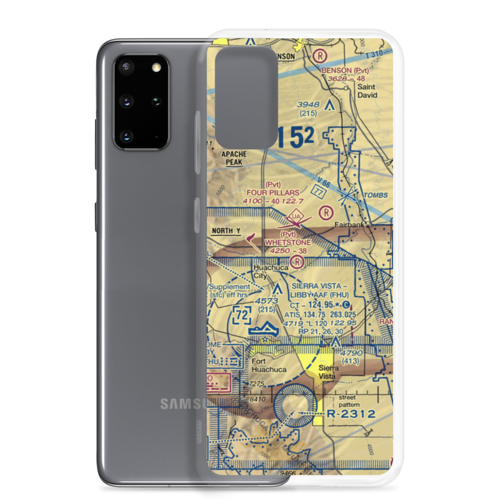 Whetstone Airport (11AZ) VFR Sectional Samsung Case Samsung Galaxy S20 Plus model shown