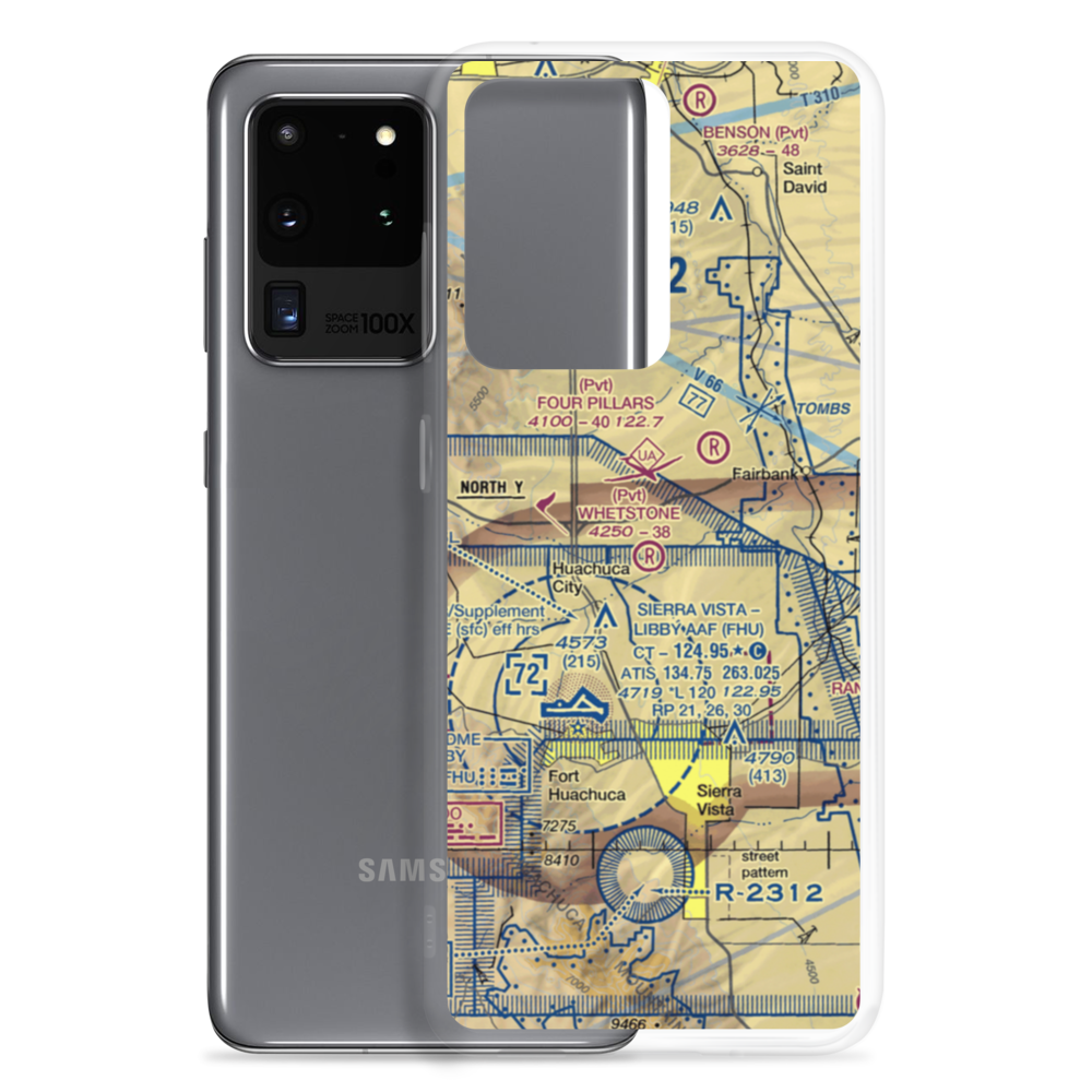 Whetstone Airport (11AZ) VFR Sectional Samsung Case Samsung Galaxy S20 Ultra model shown