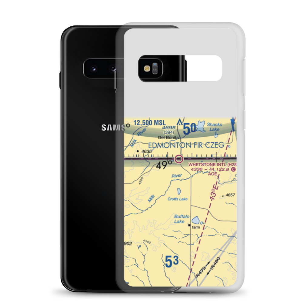 Whetstone International Airport (H28) VFR Sectional Samsung Case Samsung Galaxy S10 model shown