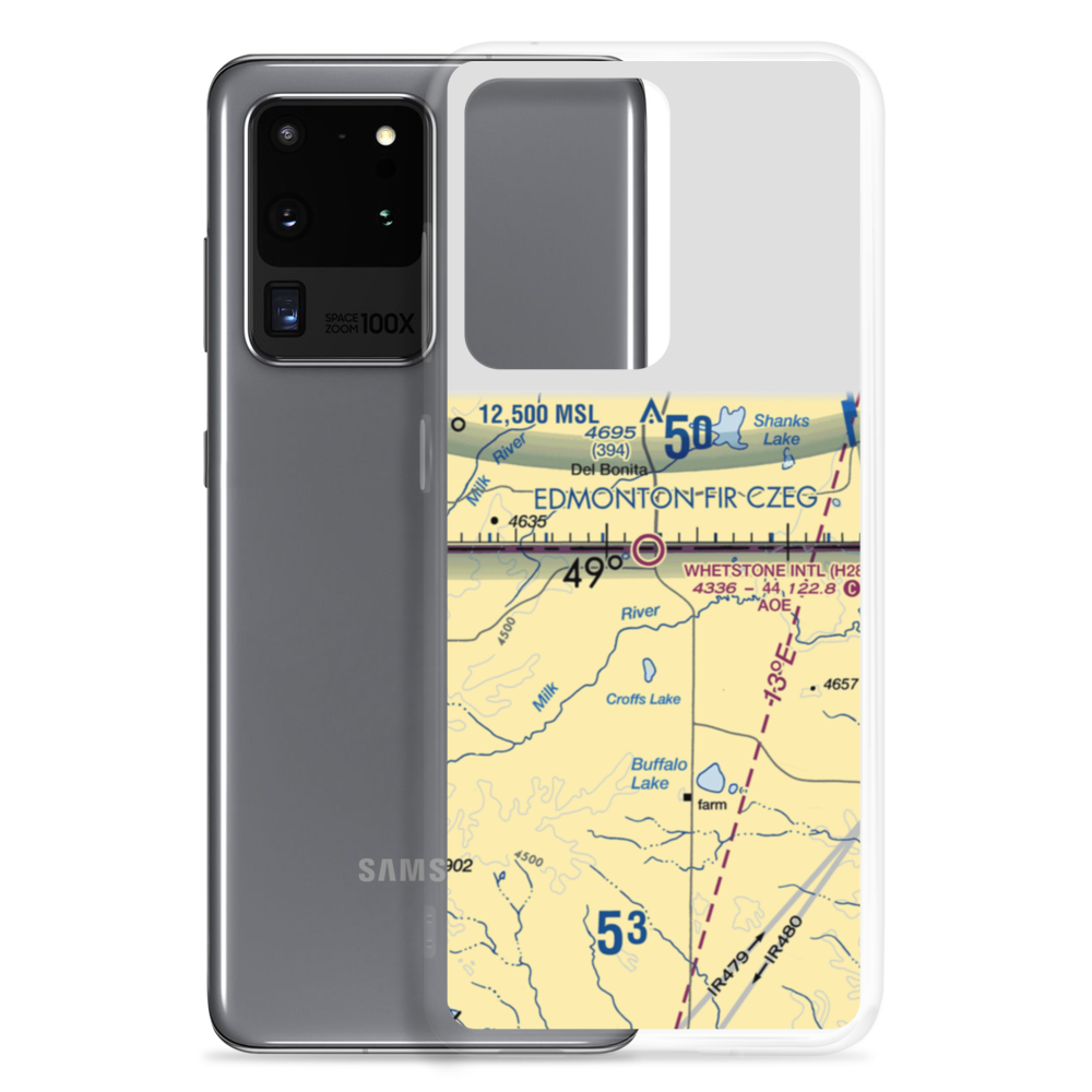 Whetstone International Airport (H28) VFR Sectional Samsung Case Samsung Galaxy S20 Ultra model shown