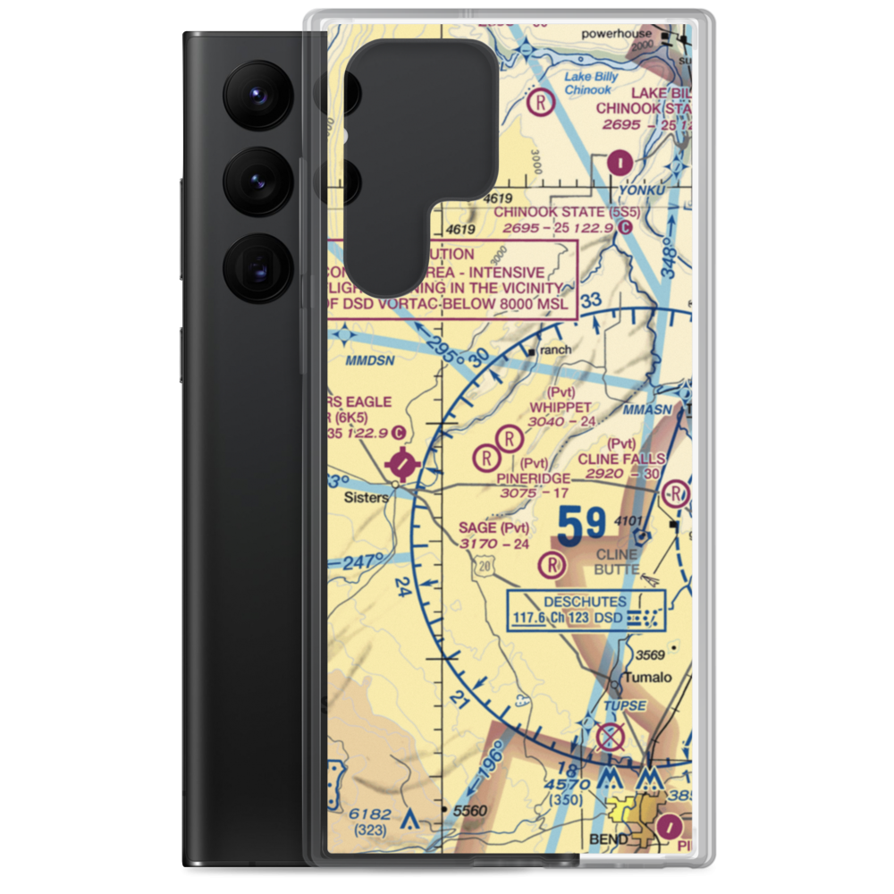 Whippet Field (OR34) VFR Sectional Samsung Case Samsung Galaxy S22 Ultra model shown