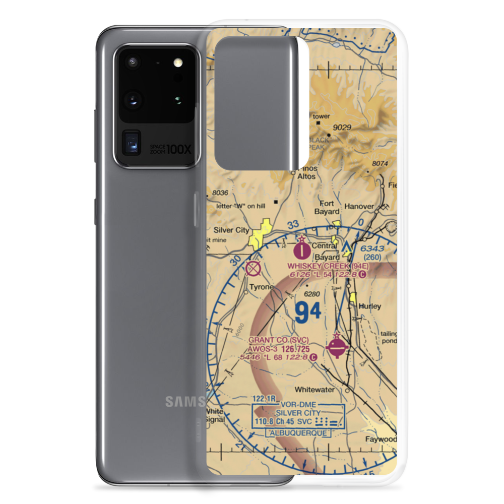 Whiskey Creek Airport (94E) VFR Sectional Samsung Case Samsung Galaxy S20 Ultra model shown
