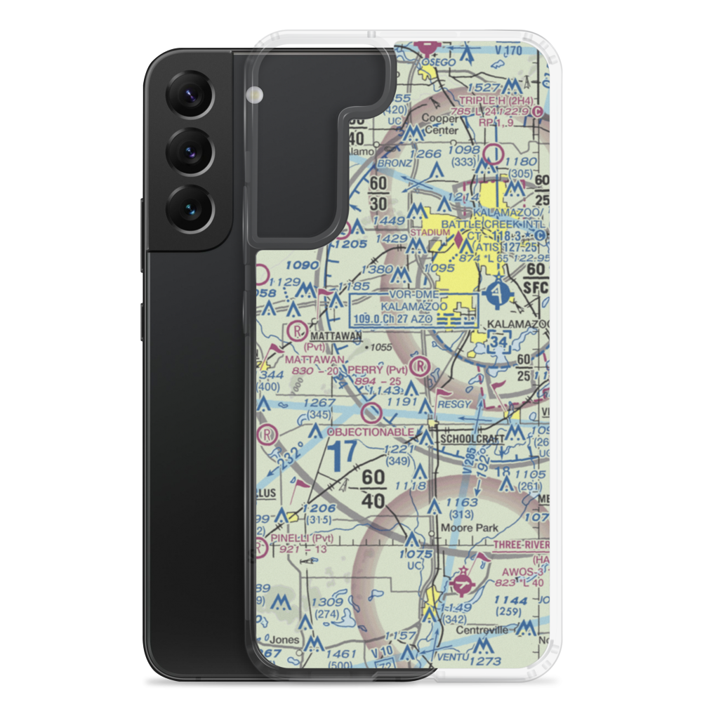 Whitcomb Field (4MI4) VFR Sectional Samsung Case Samsung Galaxy S22 Plus model shown