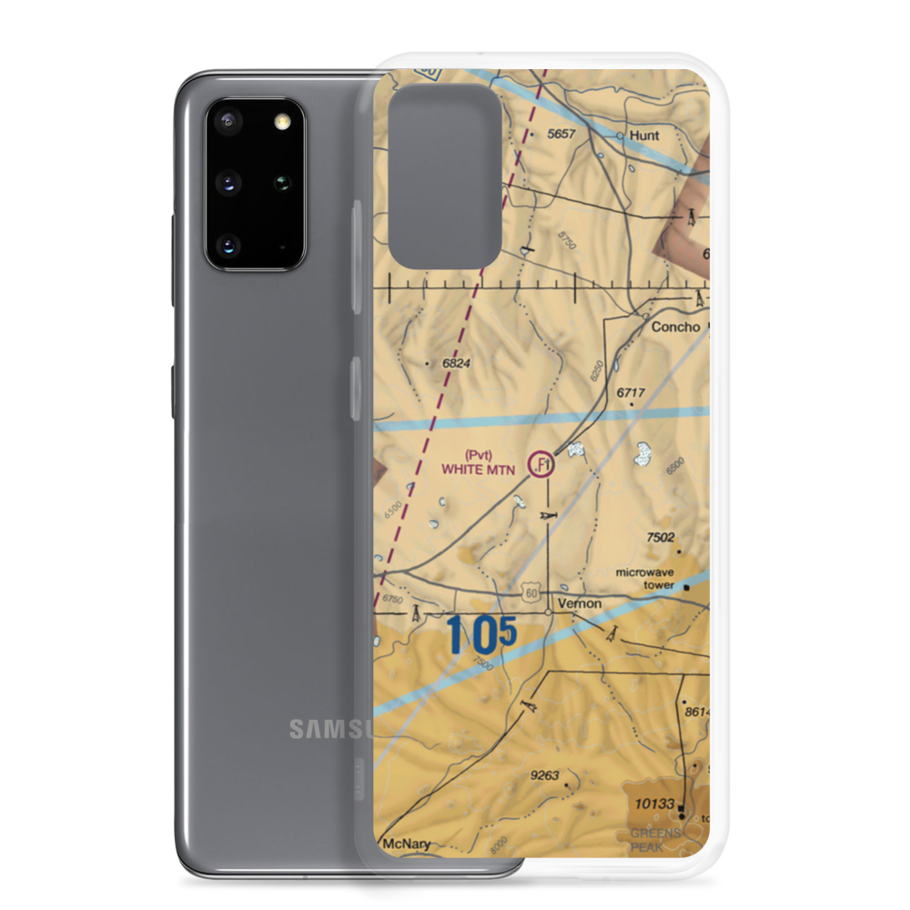 White Mountain Ultralightport (61AZ) VFR Sectional Samsung Case Samsung Galaxy S20 Plus model shown