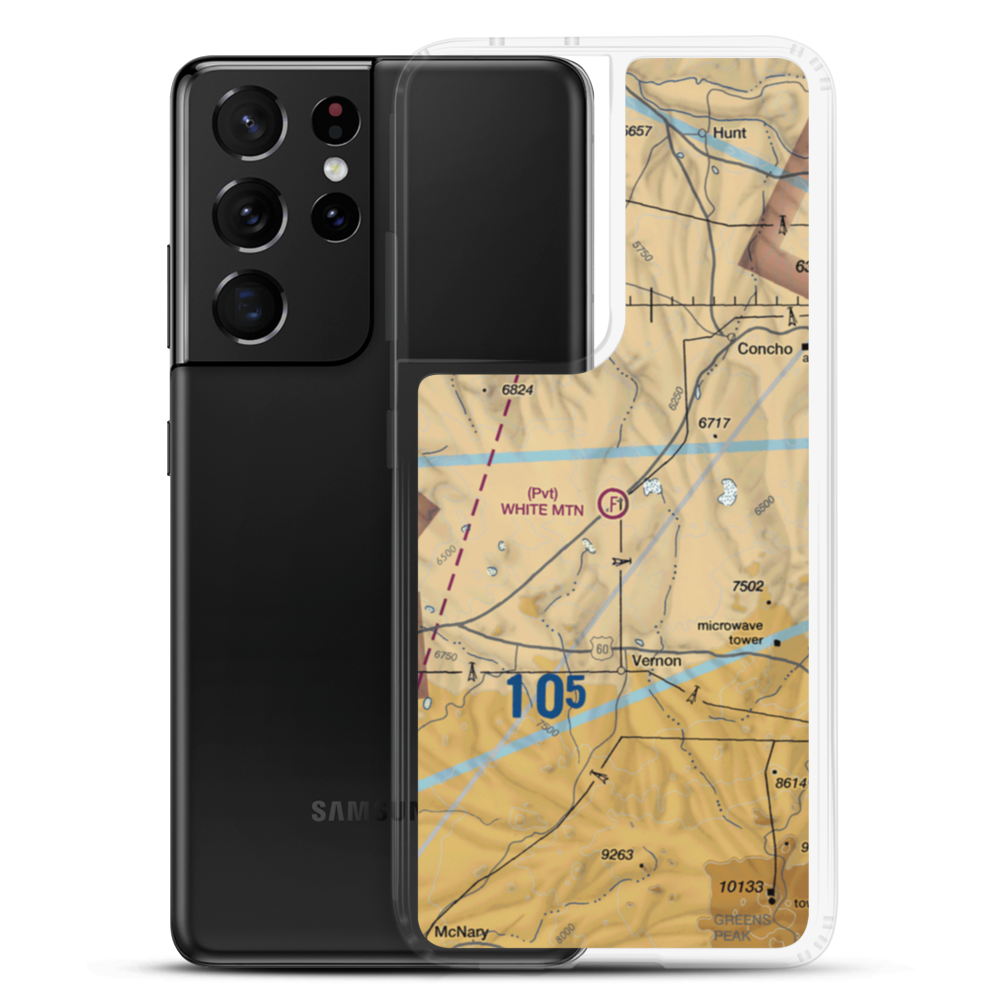 White Mountain Ultralightport (61AZ) VFR Sectional Samsung Case Samsung Galaxy S21 Ultra model shown