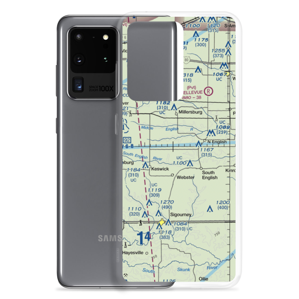 White Pigeon Airport (7IA1) VFR Sectional Samsung Case Samsung Galaxy S20 Ultra model shown