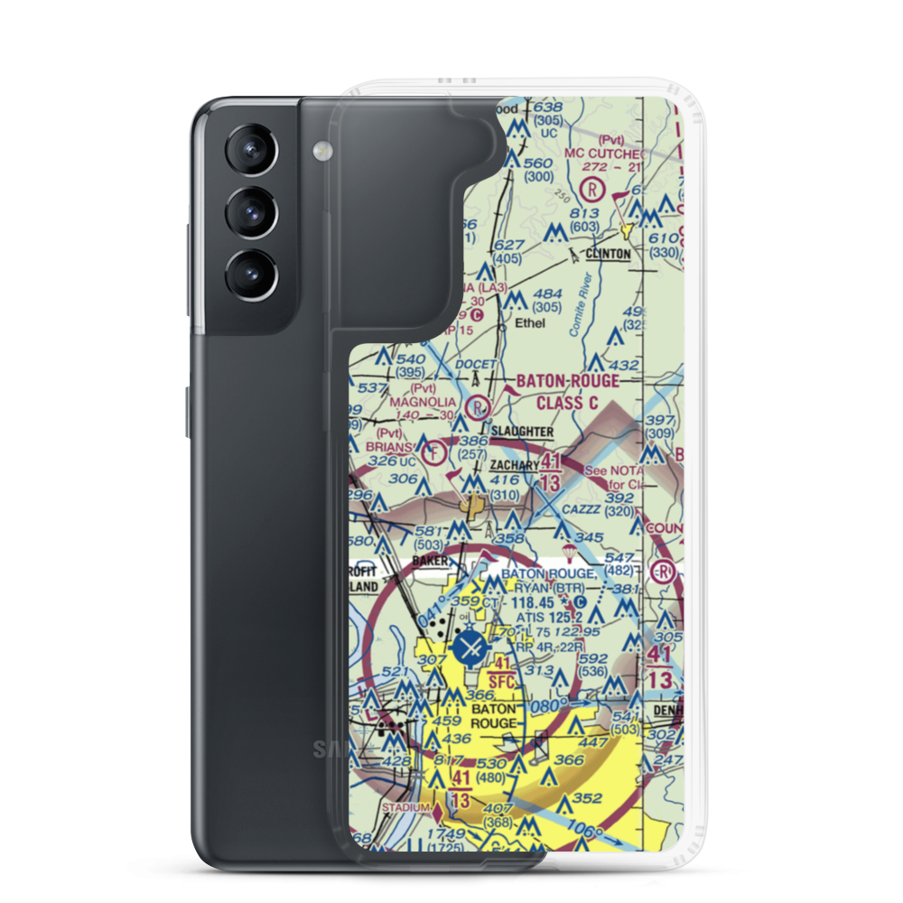 Whitehead Ultralightport (LS00) VFR Sectional Samsung Case Samsung Galaxy S21 model shown