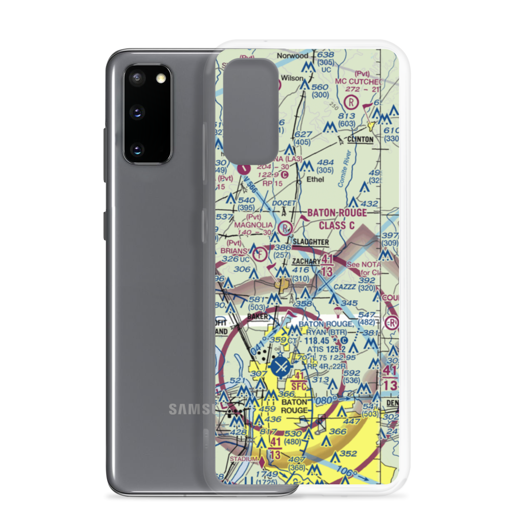 Whitehead Ultralightport (LS00) VFR Sectional Samsung Case Samsung Galaxy S20 model shown