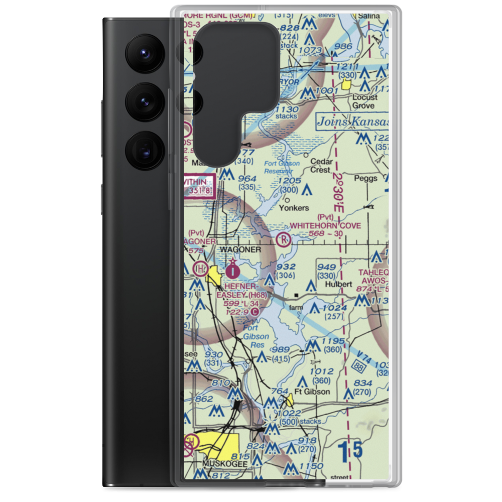 Whitehorn Cove Airport (OL20) VFR Sectional Samsung Case Samsung Galaxy S22 Ultra model shown