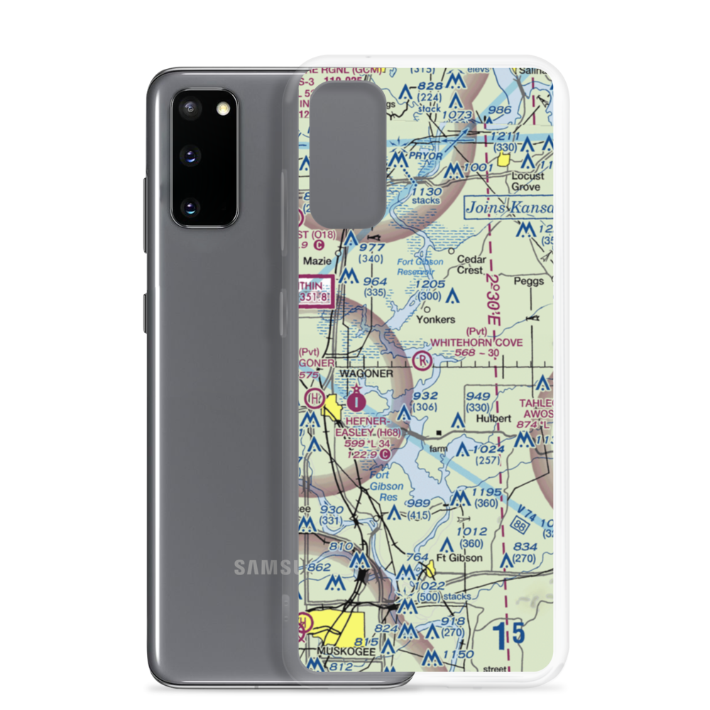 Whitehorn Cove Airport (OL20) VFR Sectional Samsung Case Samsung Galaxy S20 model shown
