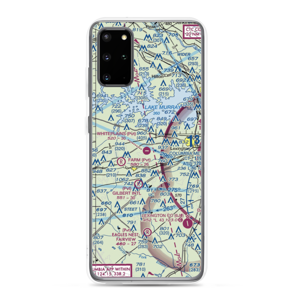 Whiteplains Airport (9SC) VFR Sectional Samsung Case Samsung Galaxy S20 Plus model shown