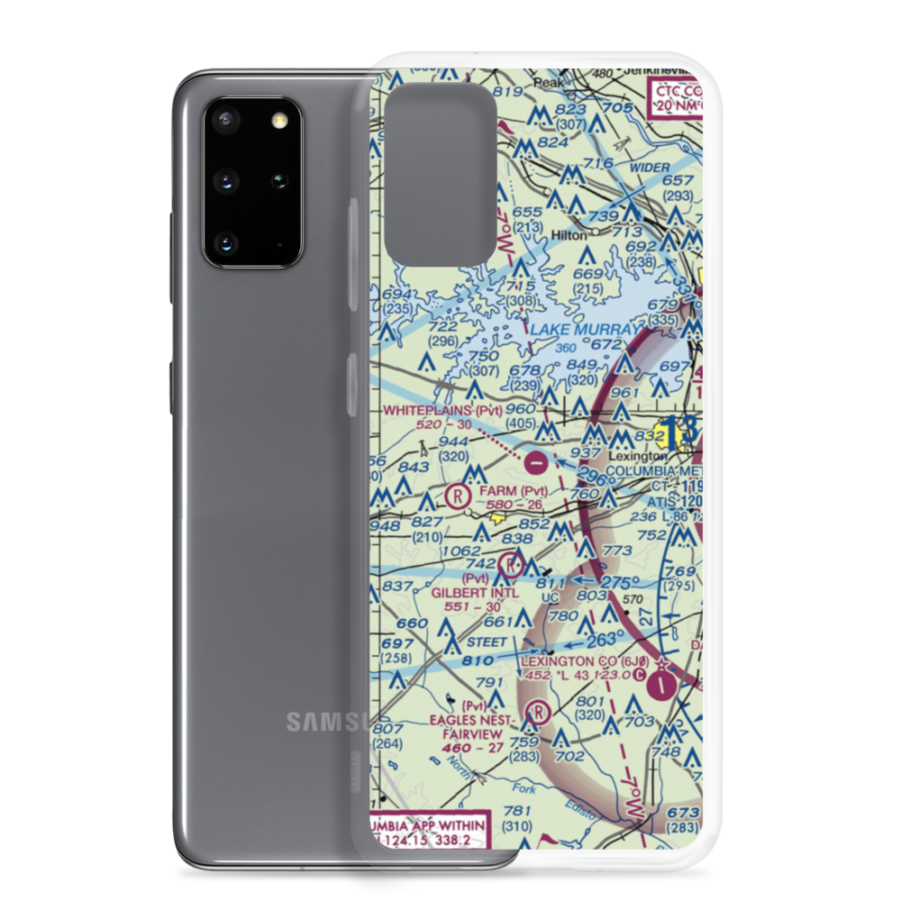 Whiteplains Airport (9SC) VFR Sectional Samsung Case Samsung Galaxy S20 Plus model shown