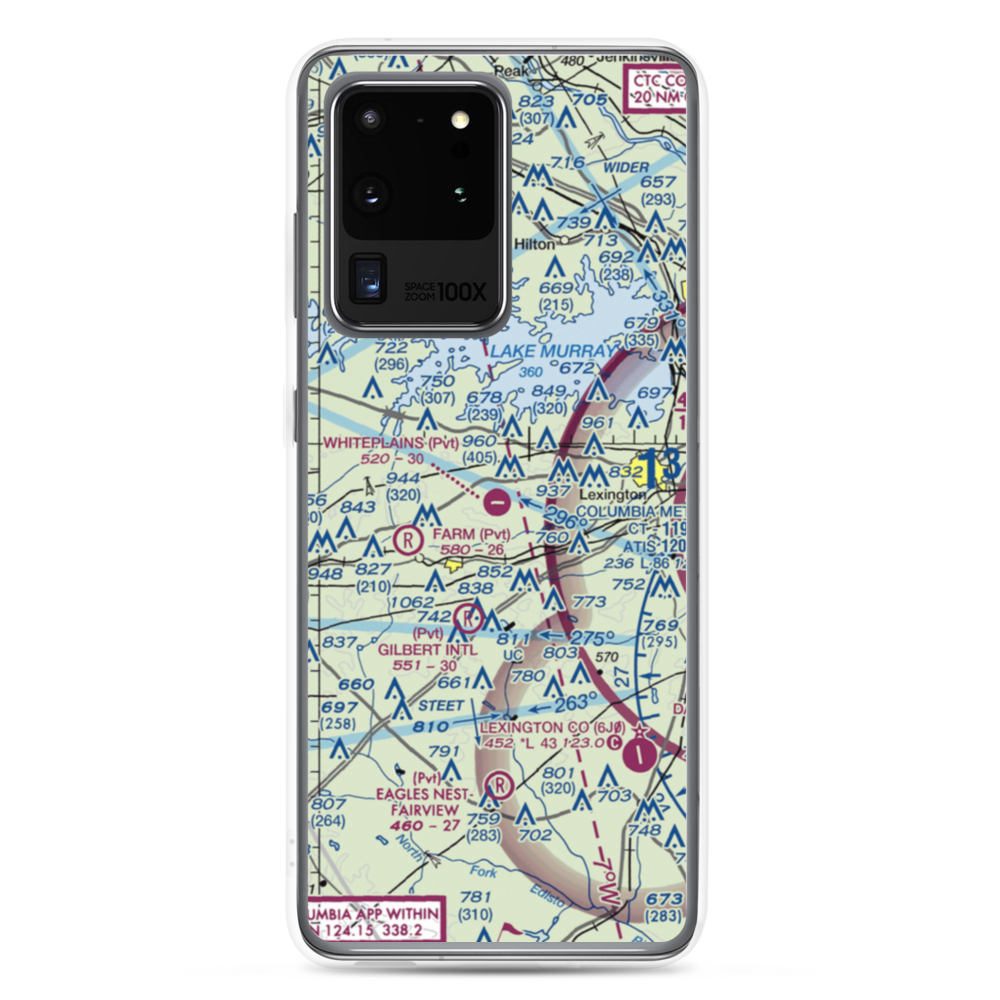 Whiteplains Airport (9SC) VFR Sectional Samsung Case Samsung Galaxy S20 Ultra model shown