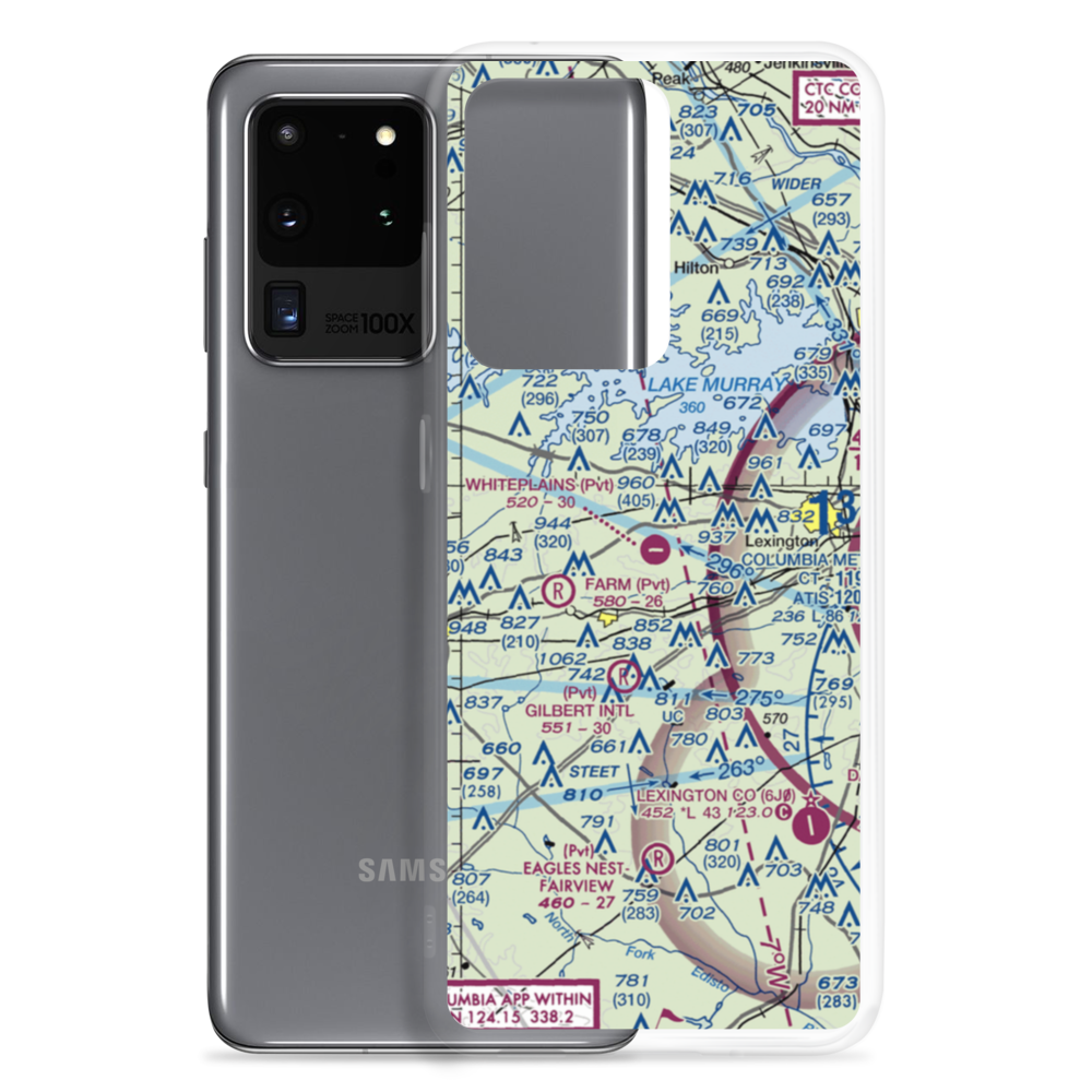 Whiteplains Airport (9SC) VFR Sectional Samsung Case Samsung Galaxy S20 Ultra model shown