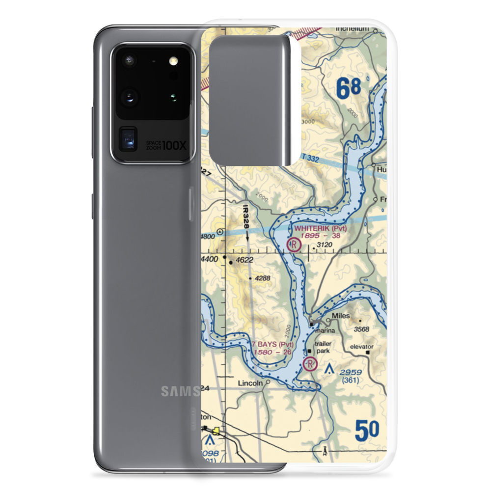 Whiterik Field (51WT) VFR Sectional Samsung Case Samsung Galaxy S20 Ultra model shown