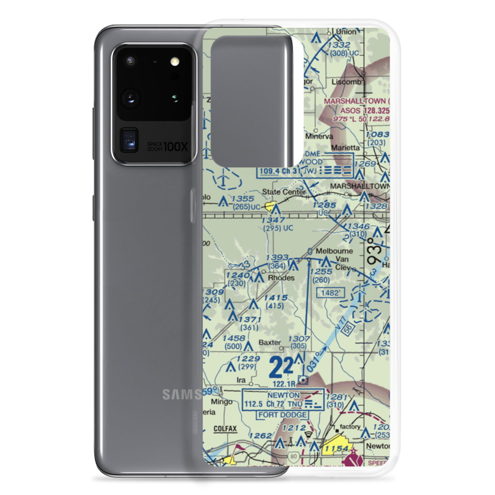 Whites Airport (3IA1) VFR Sectional Samsung Case Samsung Galaxy S20 Ultra model shown