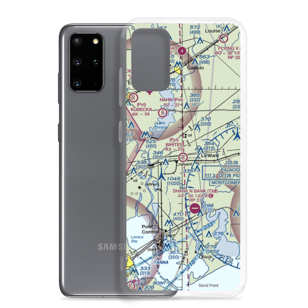 Whites Airport (47TE) VFR Sectional Samsung Case Samsung Galaxy S20 Plus model shown