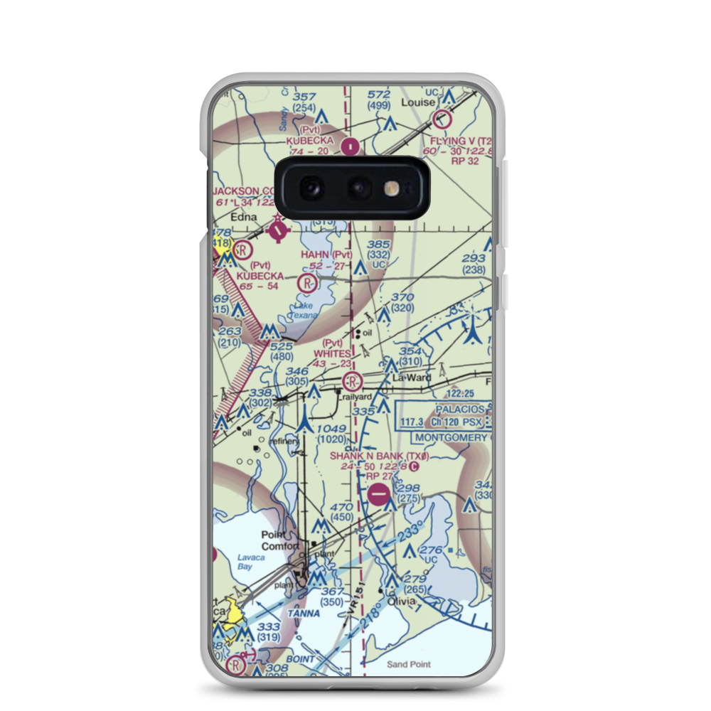 Whites Airport (47TE) VFR Sectional Samsung Case Samsung Galaxy S10e model shown