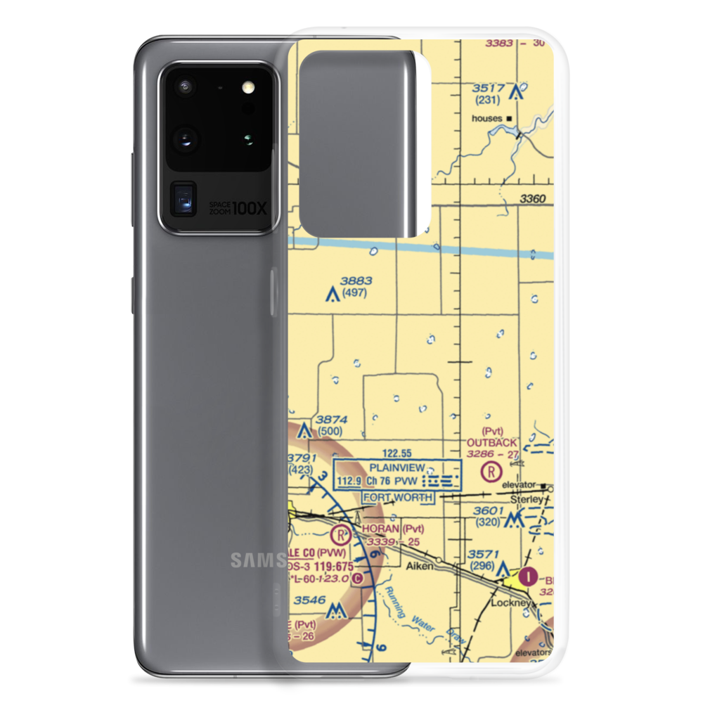 Whitfield Airport (6TX4) VFR Sectional Samsung Case Samsung Galaxy S20 Ultra model shown