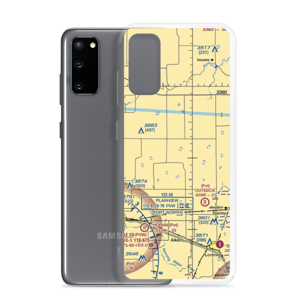Whitfield Airport (6TX4) VFR Sectional Samsung Case Samsung Galaxy S20 model shown