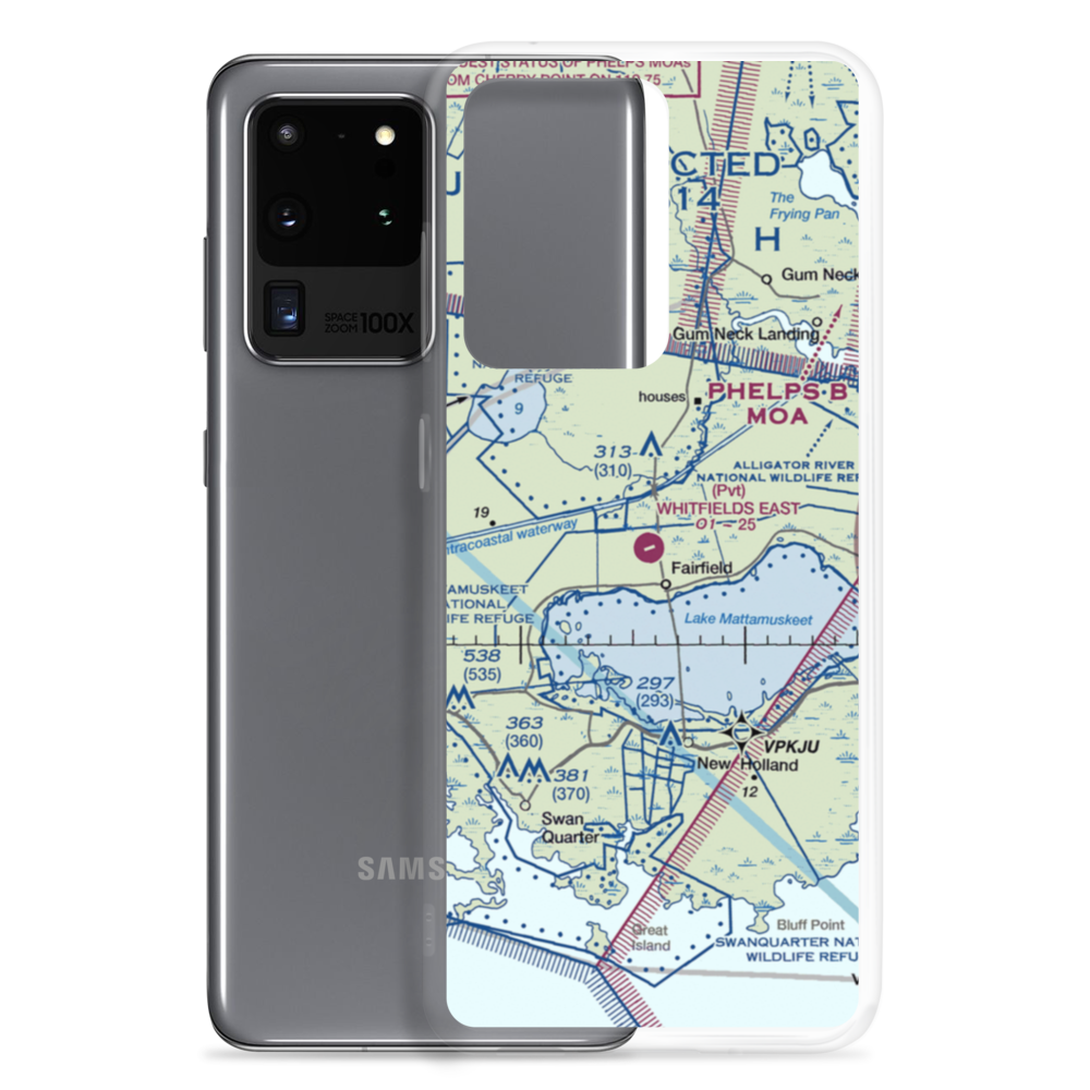 Whitfield'S East Airport (23NR) VFR Sectional Samsung Case Samsung Galaxy S20 Ultra model shown
