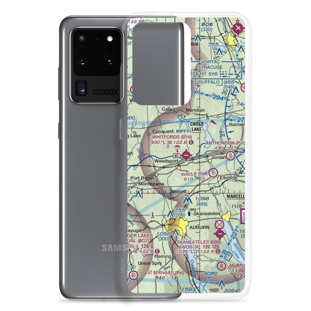 Whitfords Airport (B16) VFR Sectional Samsung Case Samsung Galaxy S20 Ultra model shown