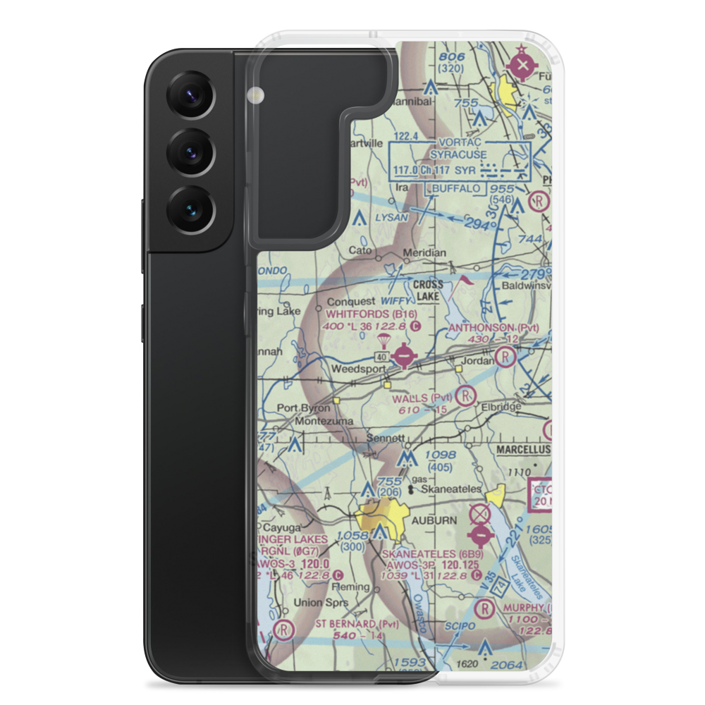 Whitfords Airport (B16) VFR Sectional Samsung Case Samsung Galaxy S22 Plus model shown