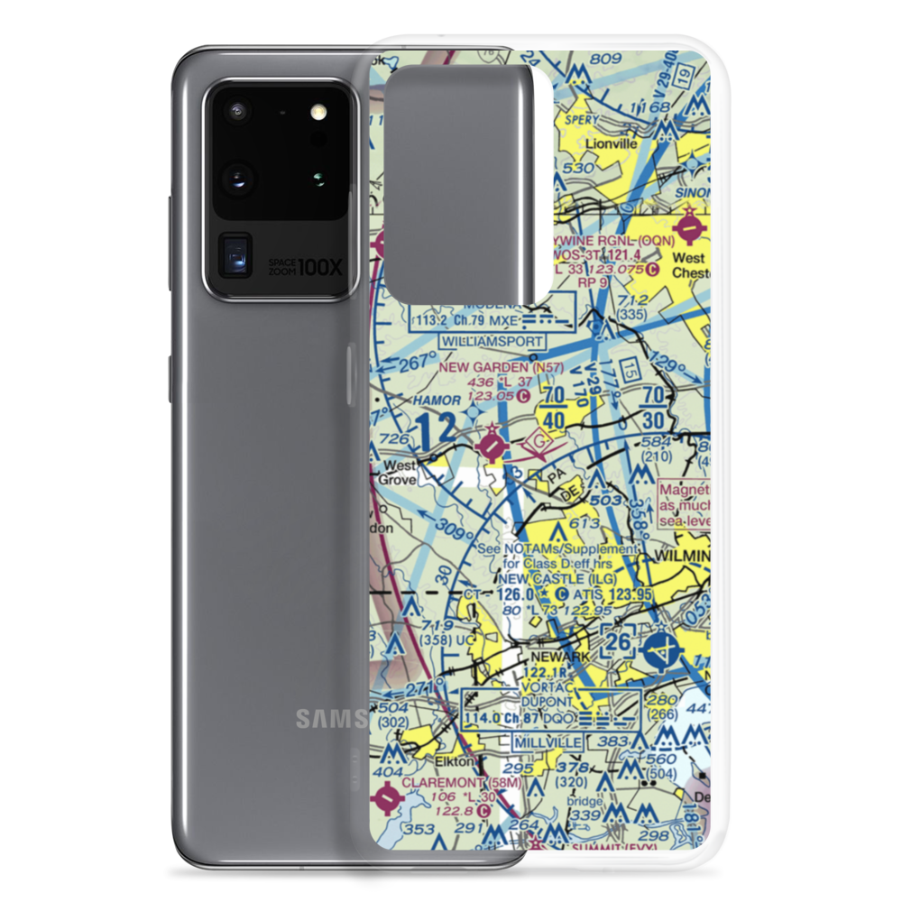 Whittle Airport (1PA6) VFR Sectional Samsung Case Samsung Galaxy S20 Ultra model shown
