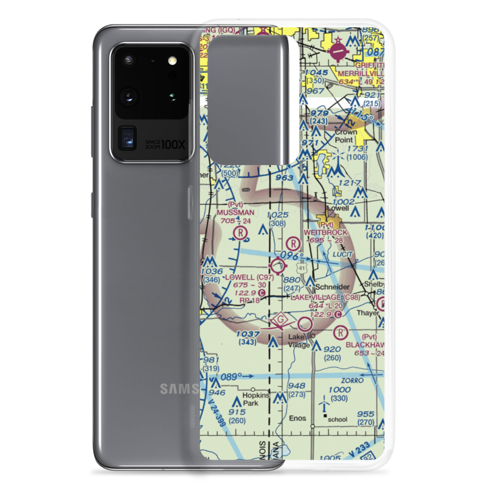 Wietbrock Airport (IN90) VFR Sectional Samsung Case Samsung Galaxy S20 Ultra model shown