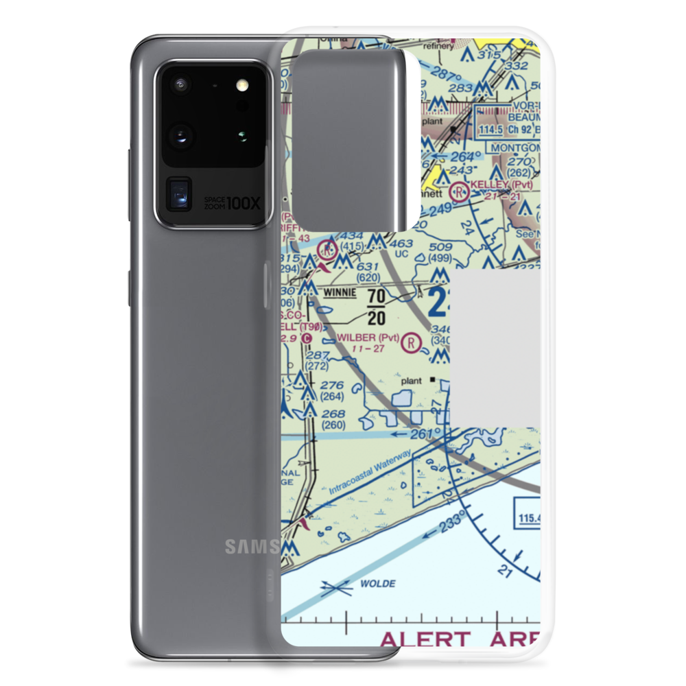 Wilber Farms Airport (5XS3) VFR Sectional Samsung Case Samsung Galaxy S20 Ultra model shown