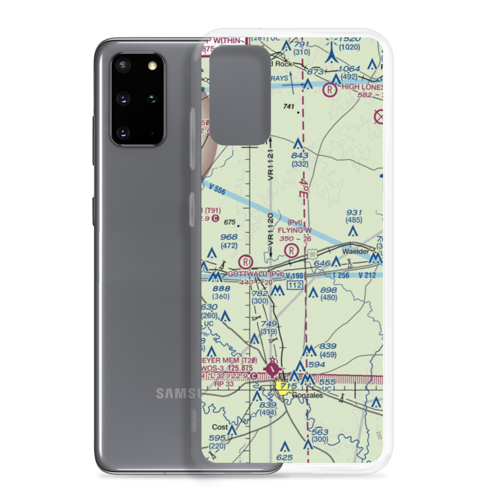 Wilbourn Ranch Airport (32TA) VFR Sectional Samsung Case Samsung Galaxy S20 Plus model shown