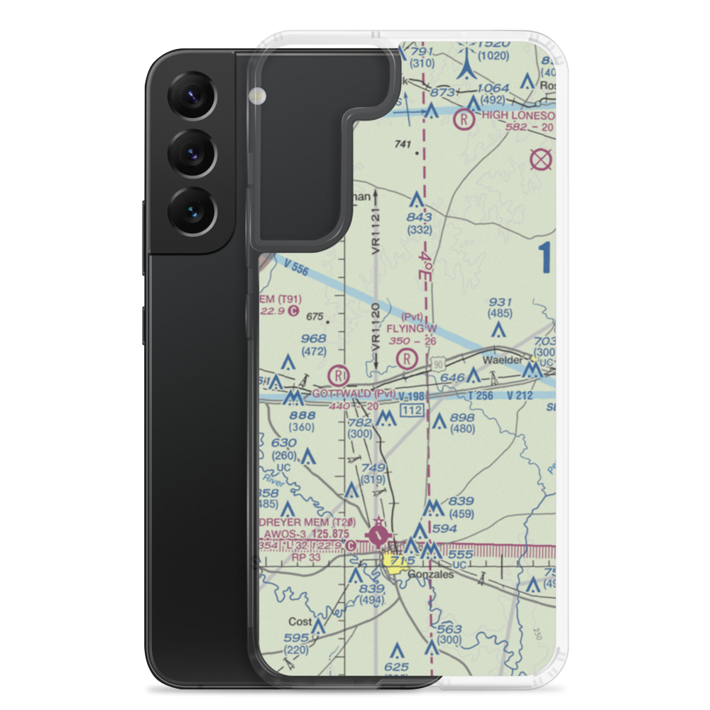 Wilbourn Ranch Airport (32TA) VFR Sectional Samsung Case Samsung Galaxy S22 Plus model shown