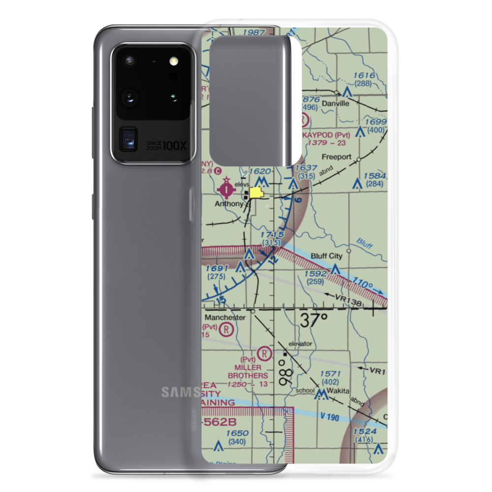 Wilcox Field (7K6) VFR Sectional Samsung Case Samsung Galaxy S20 Ultra model shown