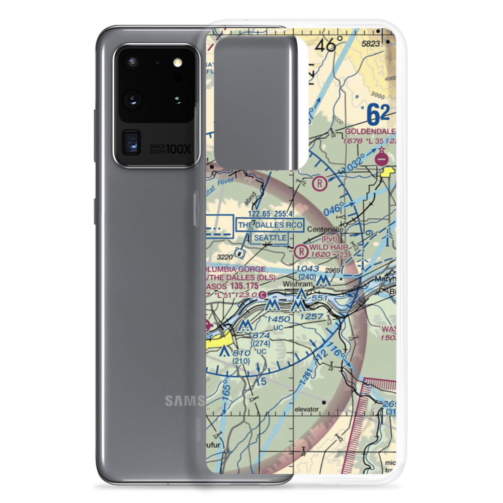 Wild Hair Airport (5WA7) VFR Sectional Samsung Case Samsung Galaxy S20 Ultra model shown