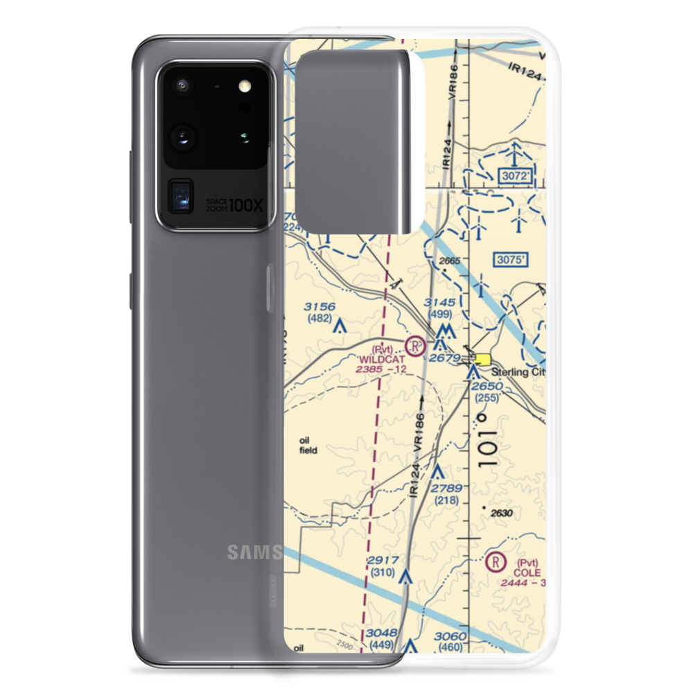 Wildcat Airport (46TE) VFR Sectional Samsung Case Samsung Galaxy S20 Ultra model shown