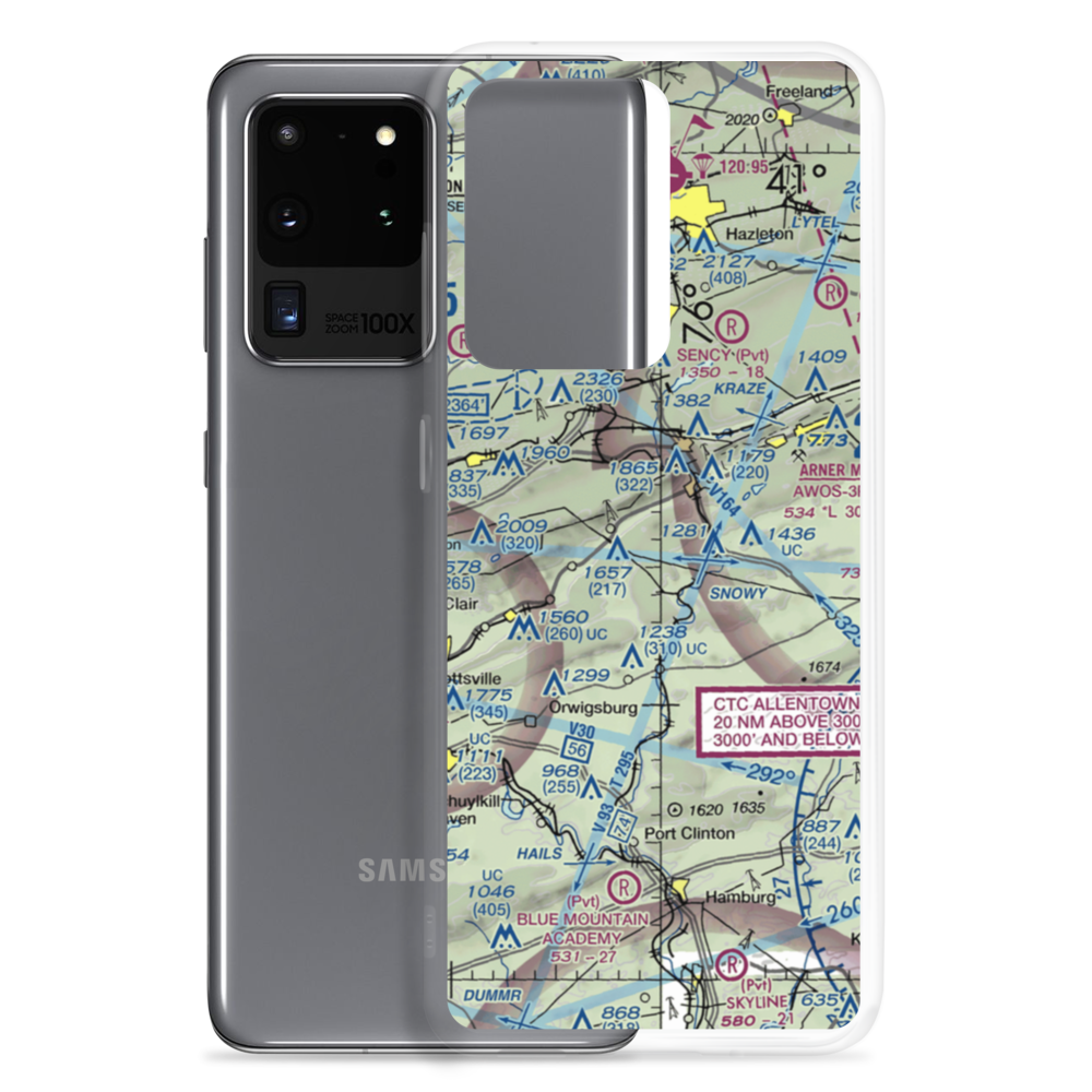 Wildcat Airport (52PA) VFR Sectional Samsung Case Samsung Galaxy S20 Ultra model shown