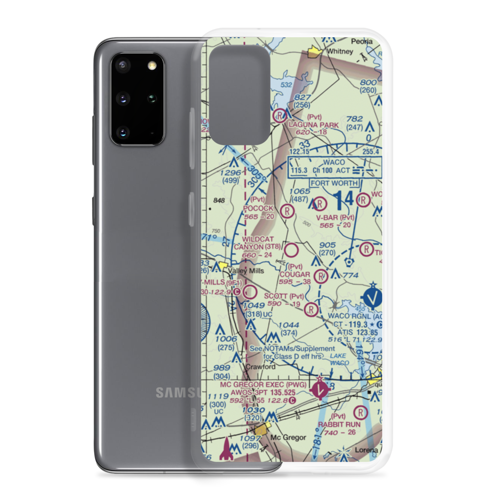 Wildcat Canyon Airport (3T8) VFR Sectional Samsung Case Samsung Galaxy S20 Plus model shown