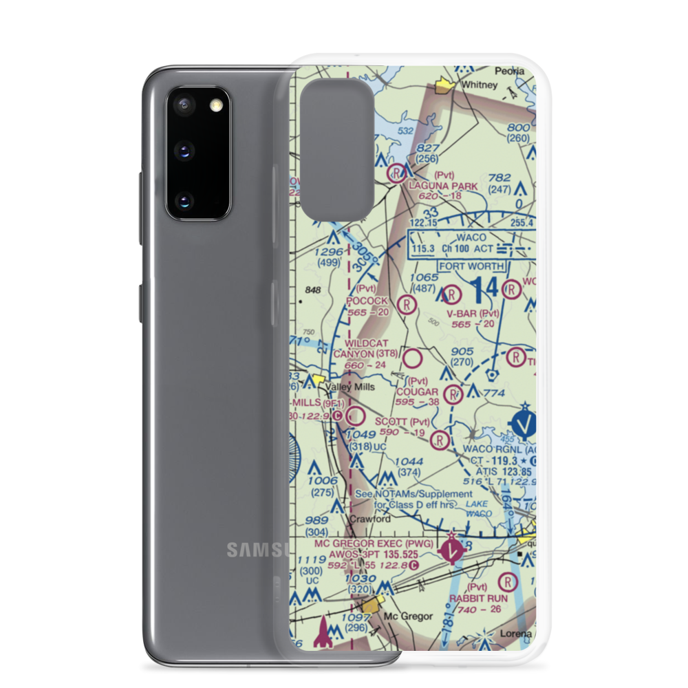Wildcat Canyon Airport (3T8) VFR Sectional Samsung Case Samsung Galaxy S20 model shown