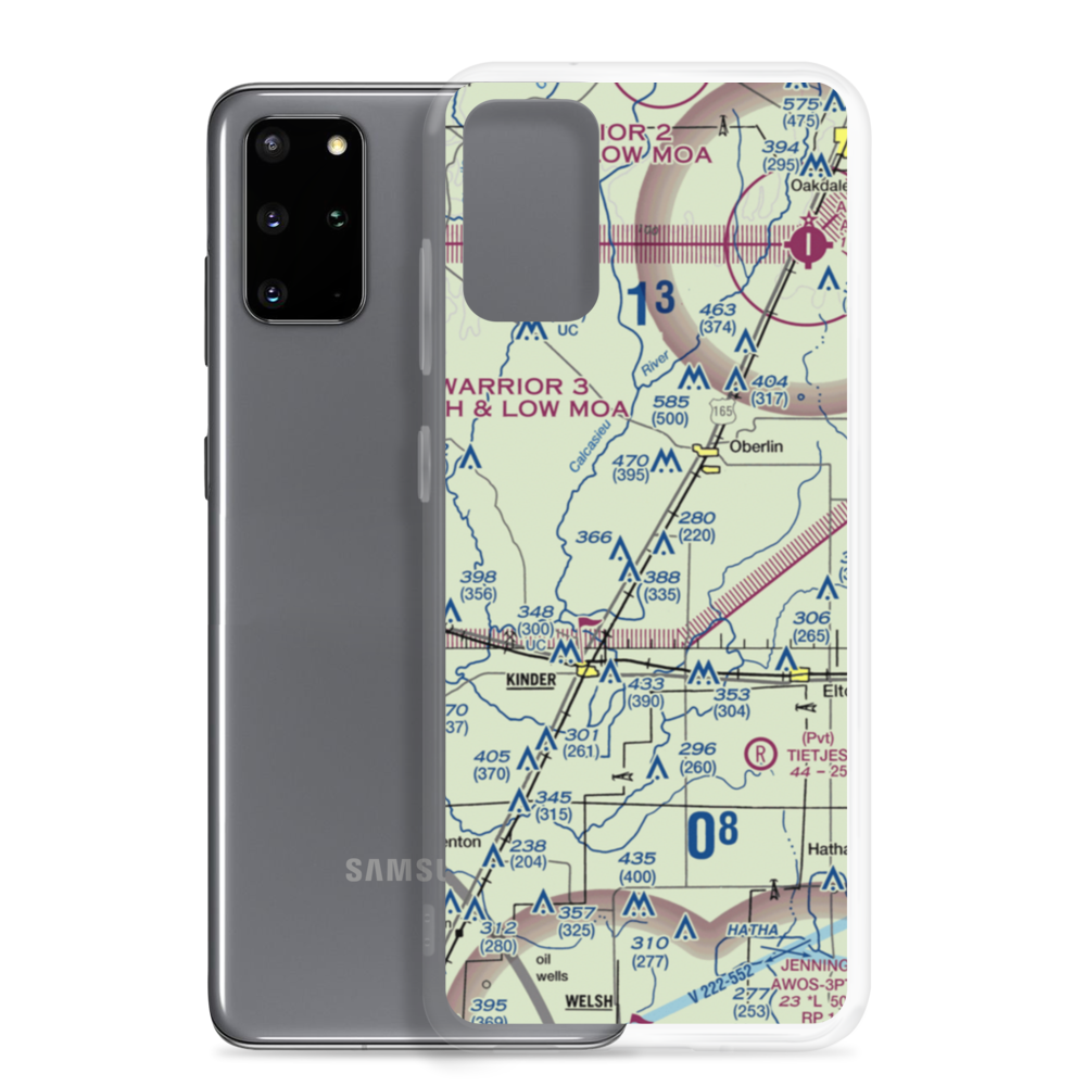 Wilder Airport (3LA1) VFR Sectional Samsung Case Samsung Galaxy S20 Plus model shown