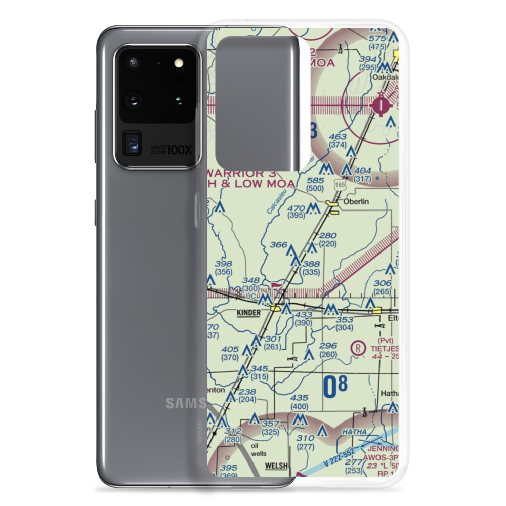 Wilder Airport (3LA1) VFR Sectional Samsung Case Samsung Galaxy S20 Ultra model shown