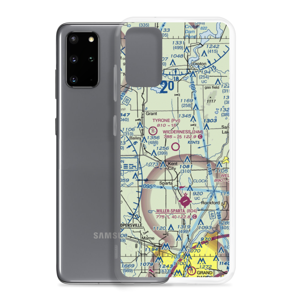 Wilderness Airpark (24M) VFR Sectional Samsung Case Samsung Galaxy S20 Plus model shown