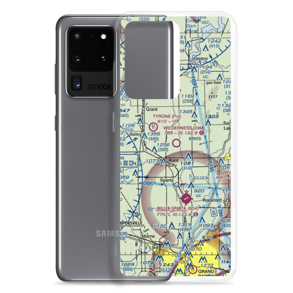 Wilderness Airpark (24M) VFR Sectional Samsung Case Samsung Galaxy S20 Ultra model shown