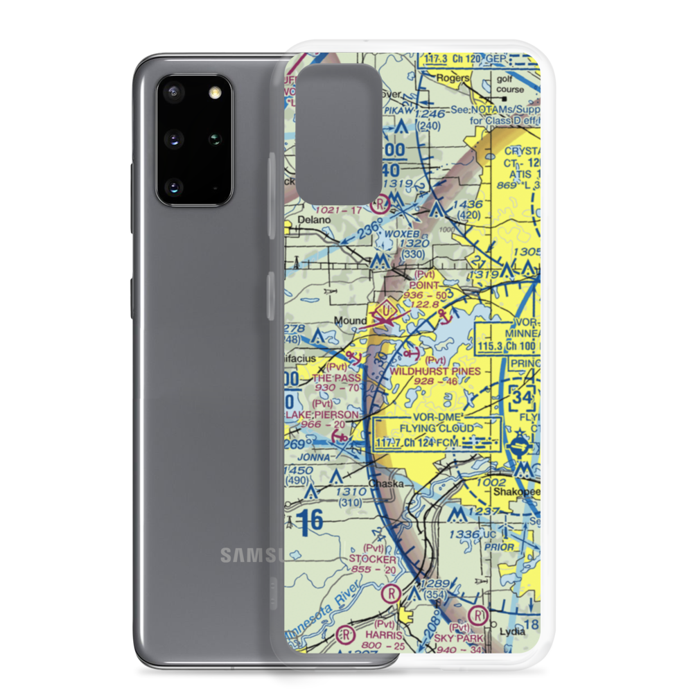 Wildhurst Pines Seaplane Base (1MN4) VFR Sectional Samsung Case Samsung Galaxy S20 Plus model shown