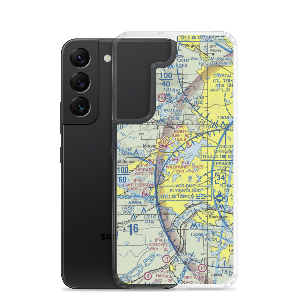 Wildhurst Pines Seaplane Base (1MN4) VFR Sectional Samsung Case Samsung Galaxy S22 model shown